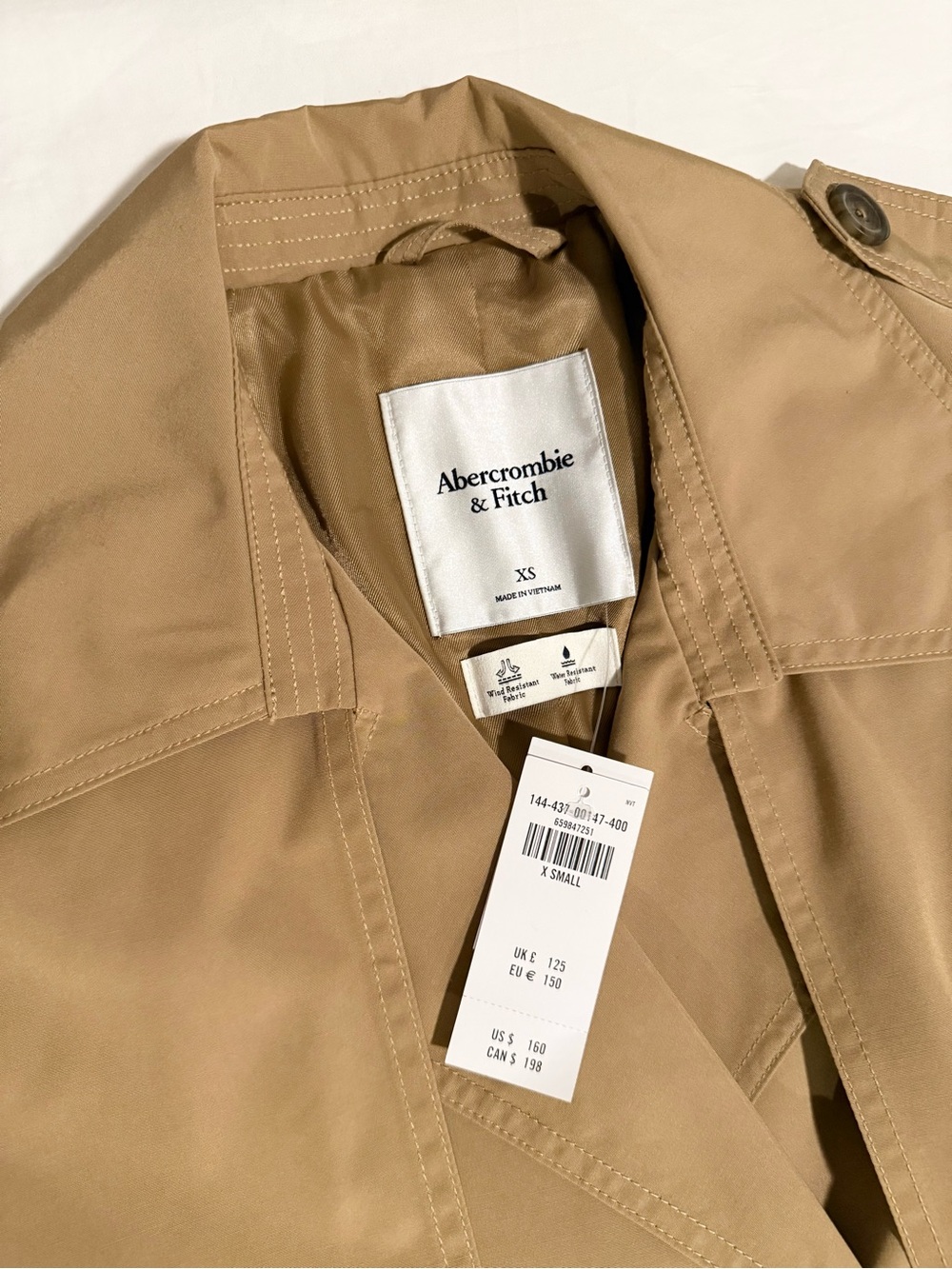 Abercrombie & Fitch Carrie Long Trench Coat - Picture 8 of 10